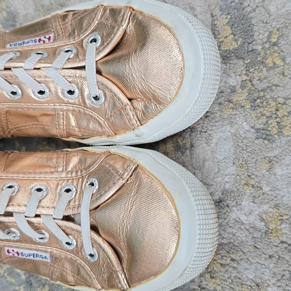 Superga 2750 Lamew Rose Gold Sneakers - Picture 5 of 14
